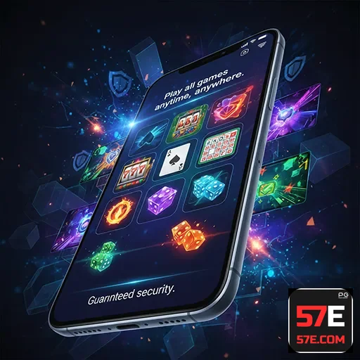 Mobile casino gaming experience with vibrant graphics - 57e